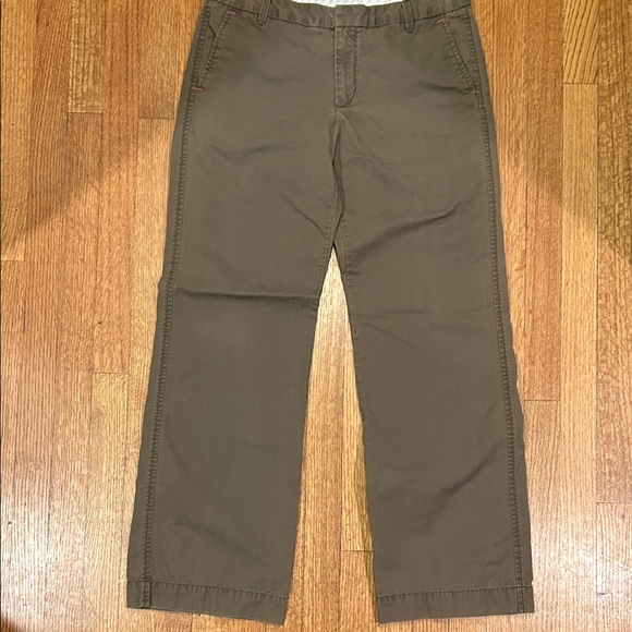 Gap Original Boy Cut Olive Pants Size 10 - Picture 2 of 9